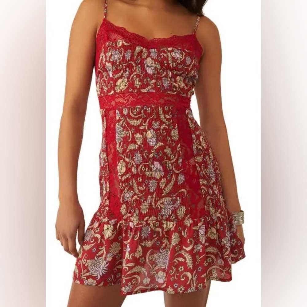 NWOT Intimately Free People Last Night Mini Slip Dress